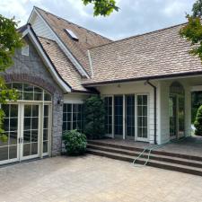 Cedar Shake Roof Cleaning on the Oswego Lake Country Club 5