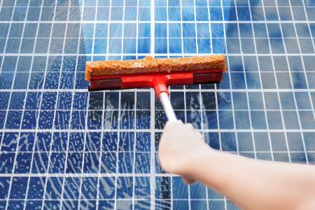 Solar panel cleaning Portland